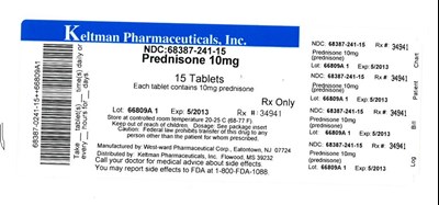 Label Image for 10mg - Prednisone 10mg